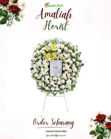 Krans Bunga Duka musi banyuasin